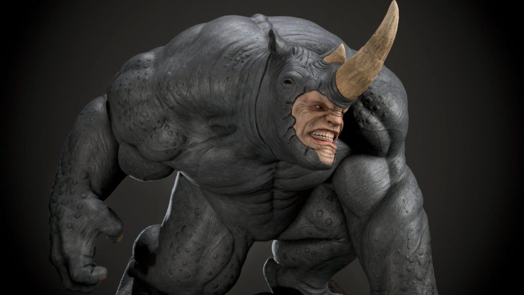 custom statue rhino