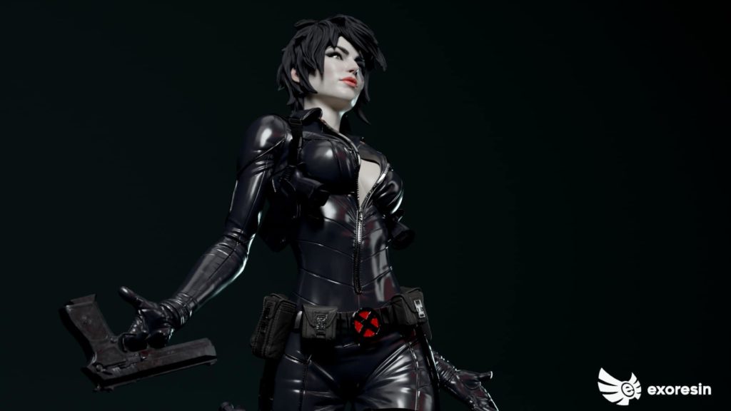 fanart statue xforce domino