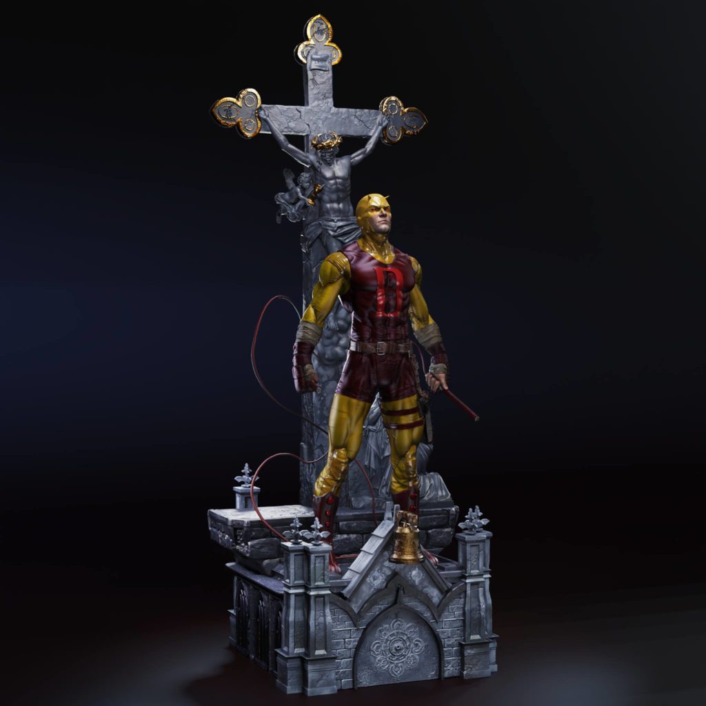 Top 10 Custom Statue Reveal Countdown - #9 Classic Daredvil - Unboxing Bros