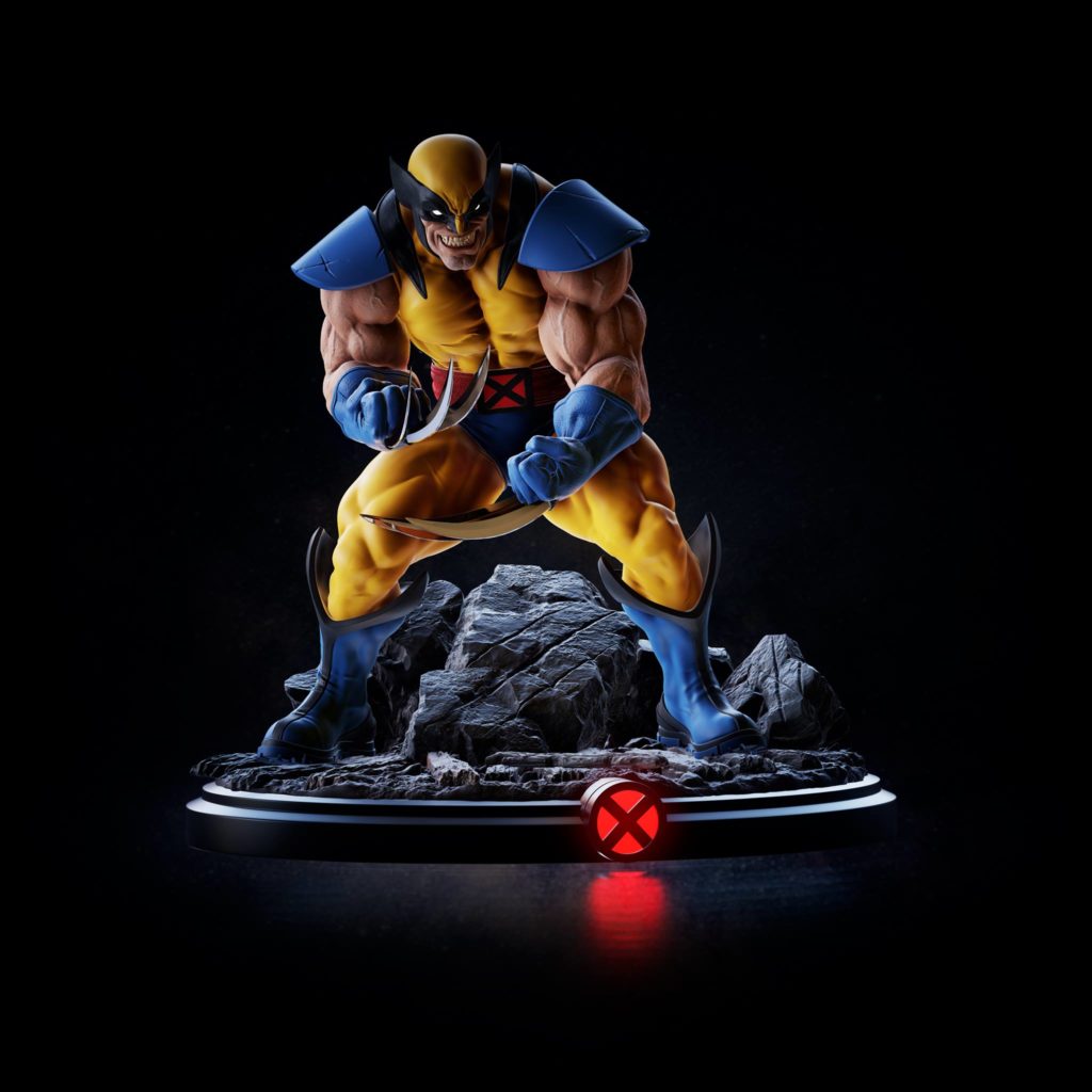 fanart statue cruel wolf wolverine