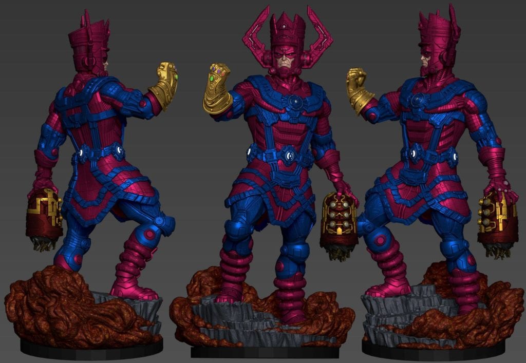 fanart statue icebreaker galactus