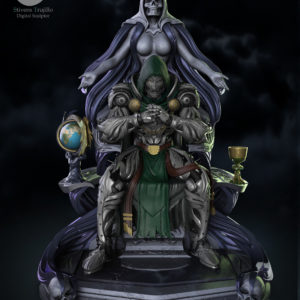 Doctor Doom on Throne Preoder Deposit