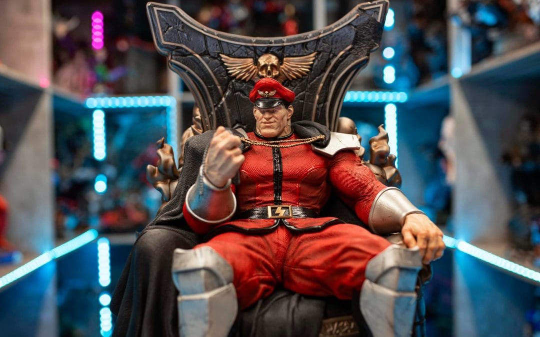 M. Bison on Throne 1/4 Scale Custom Statue