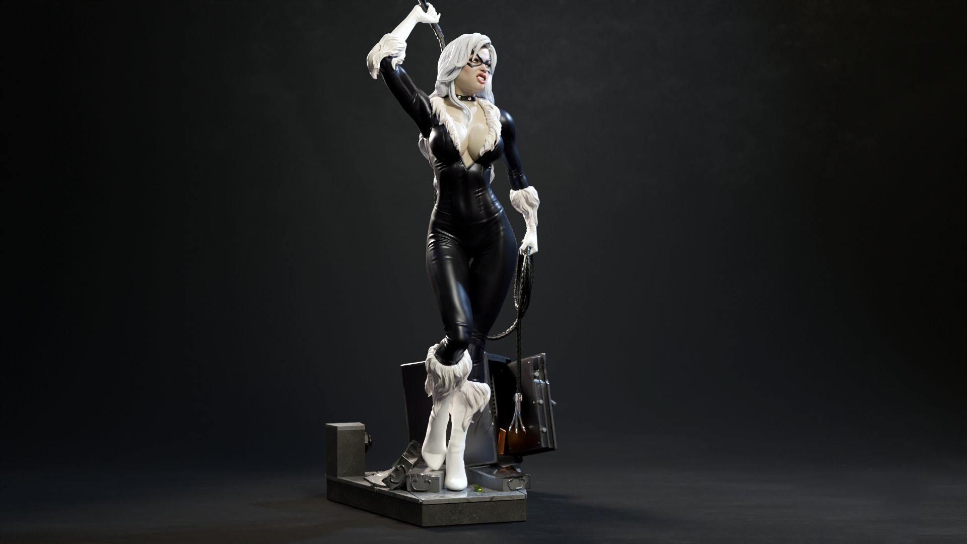 YGNN Studio Miraculous: Tales of Ladybug & Cat Noir Black Cat Statue