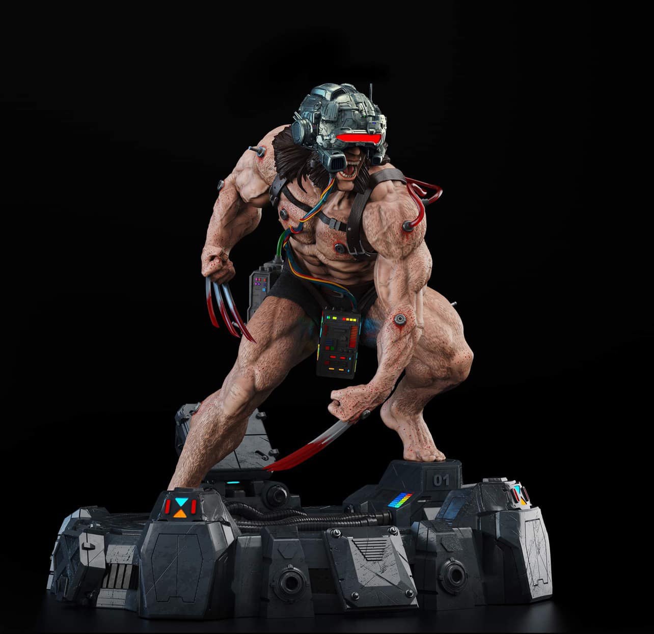 Weapon X 1/4 Custom Statue – Not XM Studios