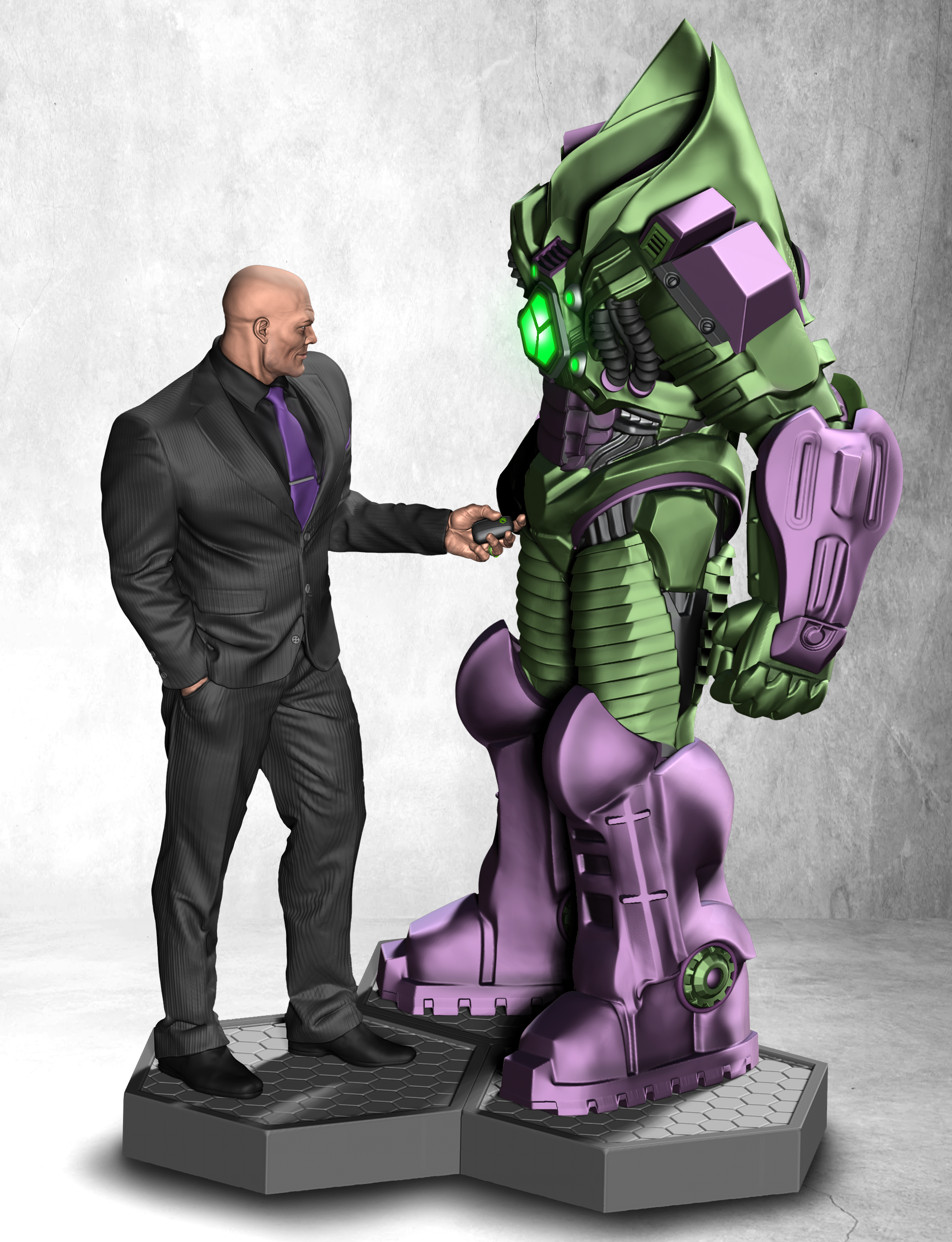 Lex Luthor + Power Suit Custom Statue (CANCELED)