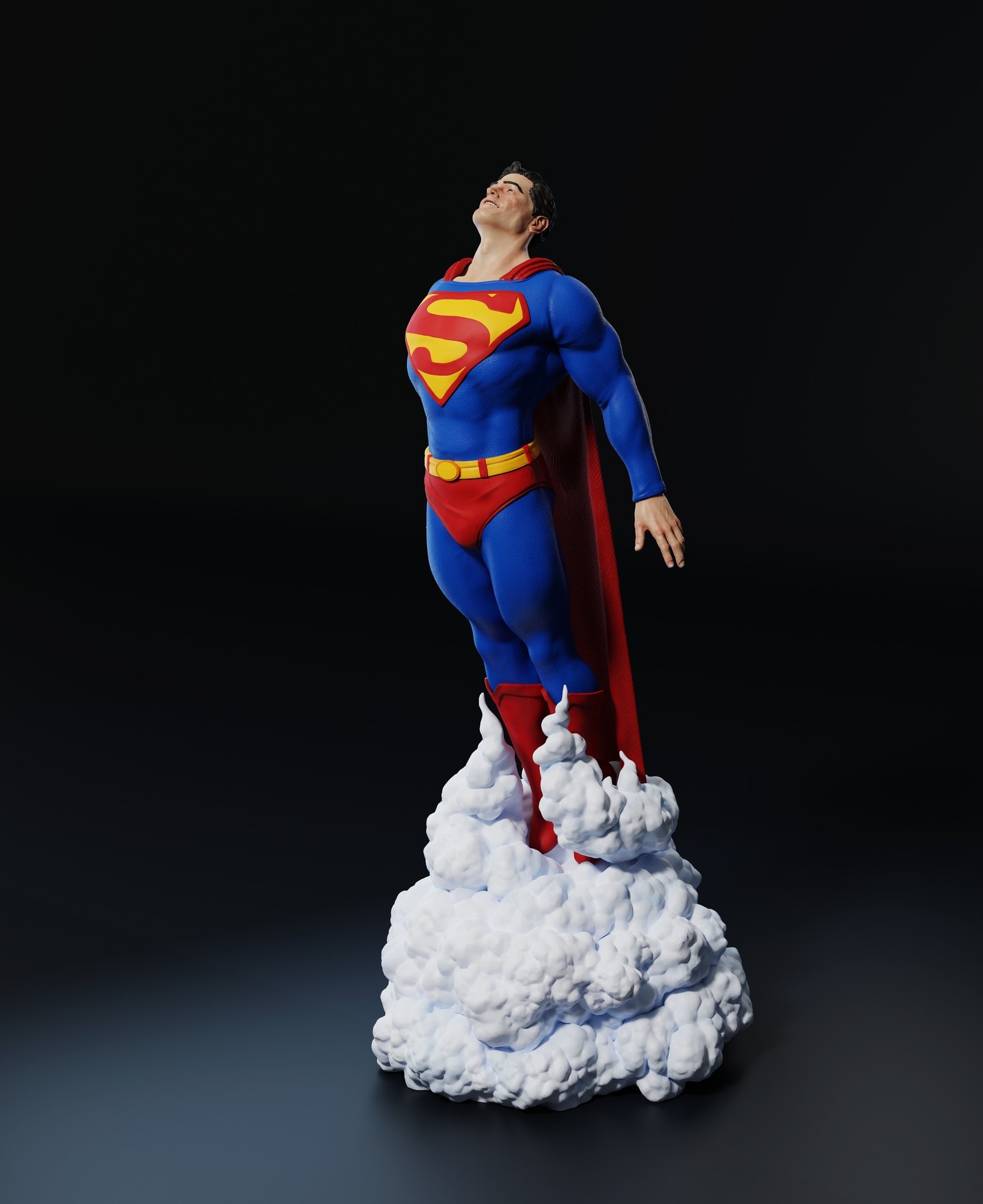 Alex Ross Superman (Flying) 1/4 Scale Custom Statue (CANCELED)