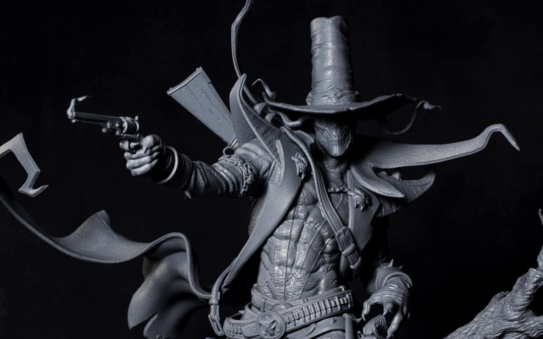 Gunslinger Spawn (small) 1/4 Scale Custom Statue