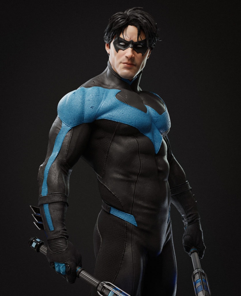 Nightwing 1/4 Scale Custom Statue - Not Prime 1 Studios - Unboxing Bros