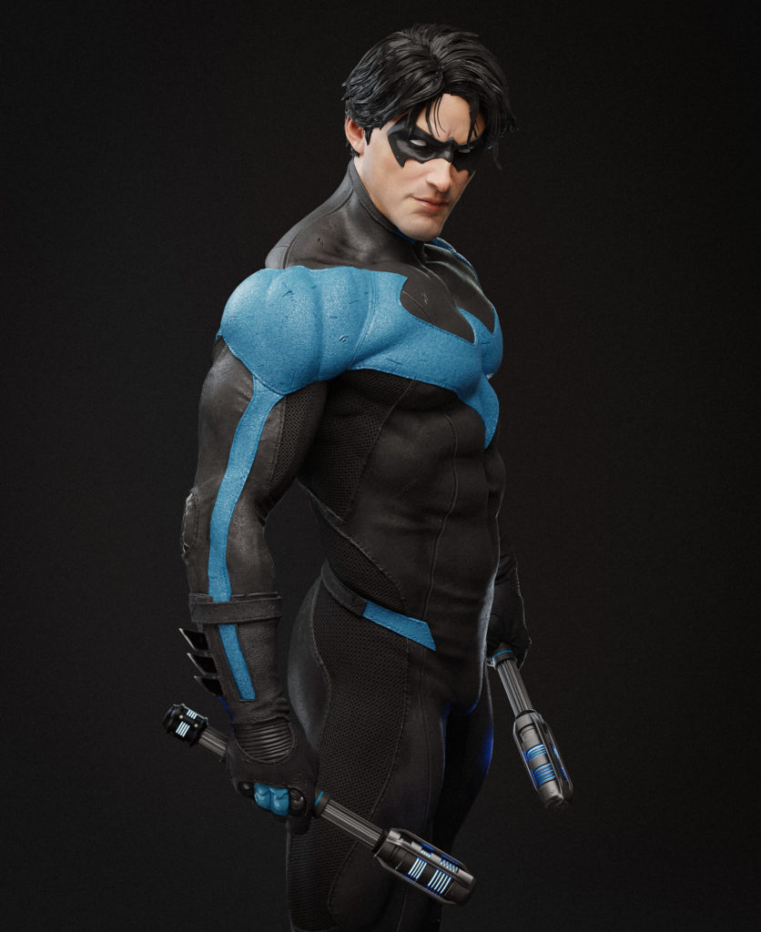 Nightwing 1/4 Scale Custom Statue - Not Prime 1 Studios - Unboxing Bros