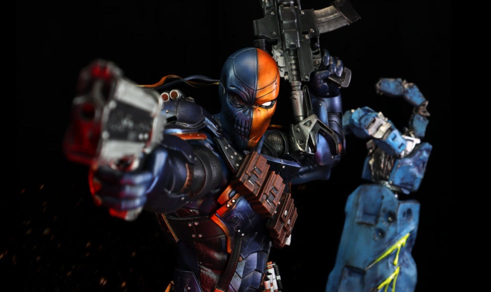 Deathstroke Custom Rifle Deathstroke 1/4 Scale Custom Statue - Unboxing Bros