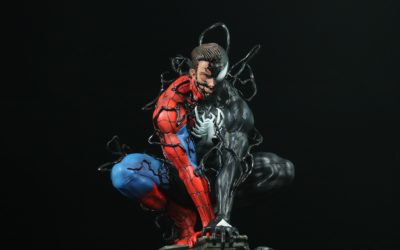 Symbiote Transformation Spiderman 1/3 Scale Custom Statue (SOLDOUT)