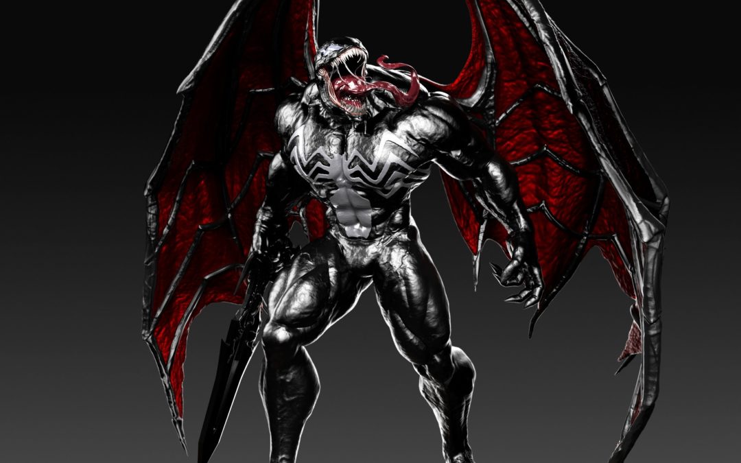 Winged Venom 1/4 Scale Custom Statue