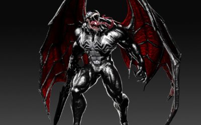 Winged Venom 1/4 Scale Custom Statue