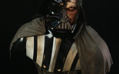 Darth Vader (damaged) Life Size Bust Custom Statue