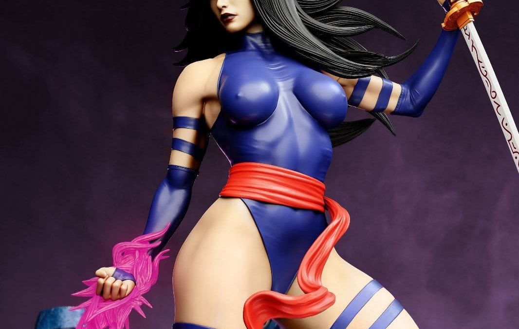 Psylocke VS Sentinel 1/4 Scale Custom Statue