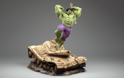 Hulk vs Tank 1/4 Scale Custom Statue