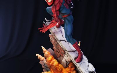 Spiderman (5 Portraits) 1/4 Scale Custom Statue