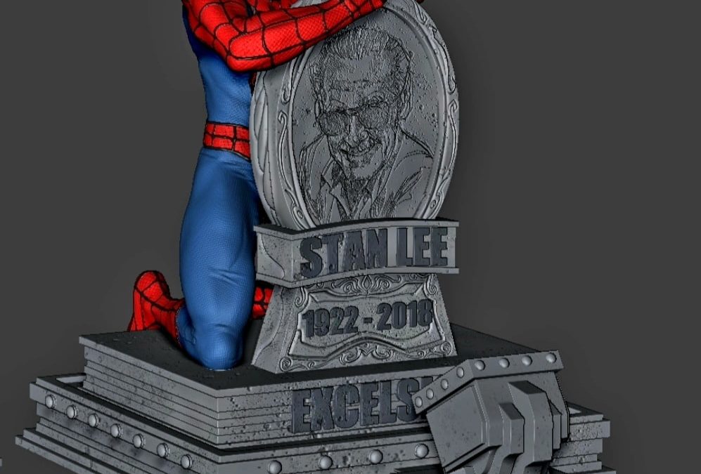 Spiderman – Stan Lee Tribute 1/4 Scale Custom Statue