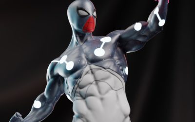 Cosmic Spiderman 1/4 Scale Custom Statue