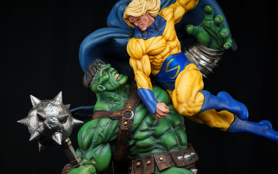 Hulk vs Sentry 1/4 Scale Custom Statue Diorama