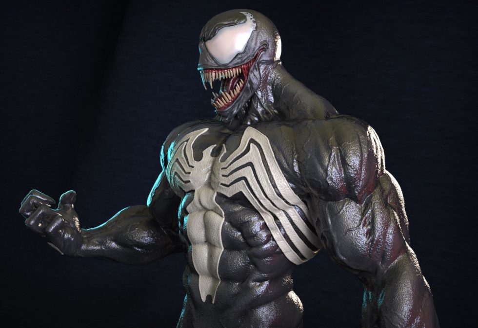 Museum Venom 1/4 Scale Custom Statue - Unboxing Bros