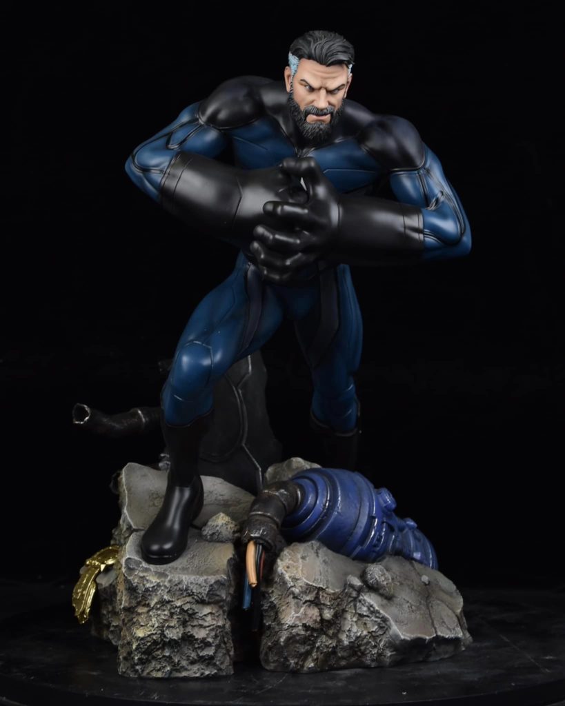 Reed Richards Mr Fantastic Custom Statue Unboxing Bros