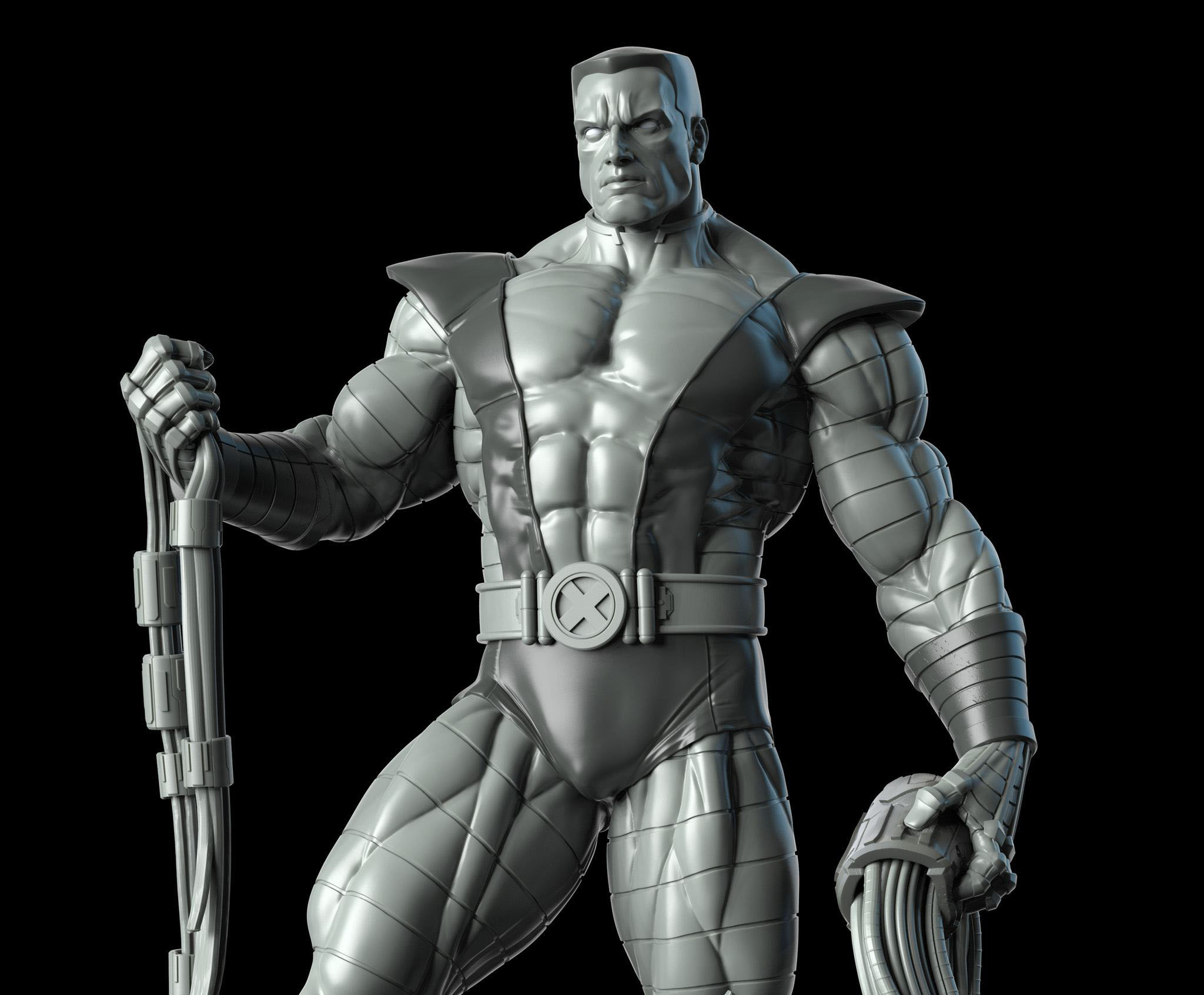 Colossus 1/4 Scale Custom Statue - Unboxing Bros