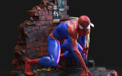 SpiderMan 1/4 Scale Custom Statue