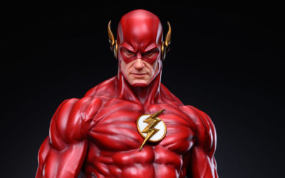 Flash 1/4 Scale Custom Statue