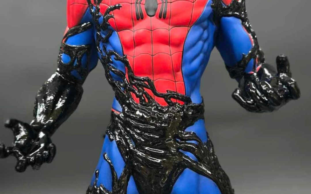 Symbiote SpiderMan 1/4 Scale Custom Statue