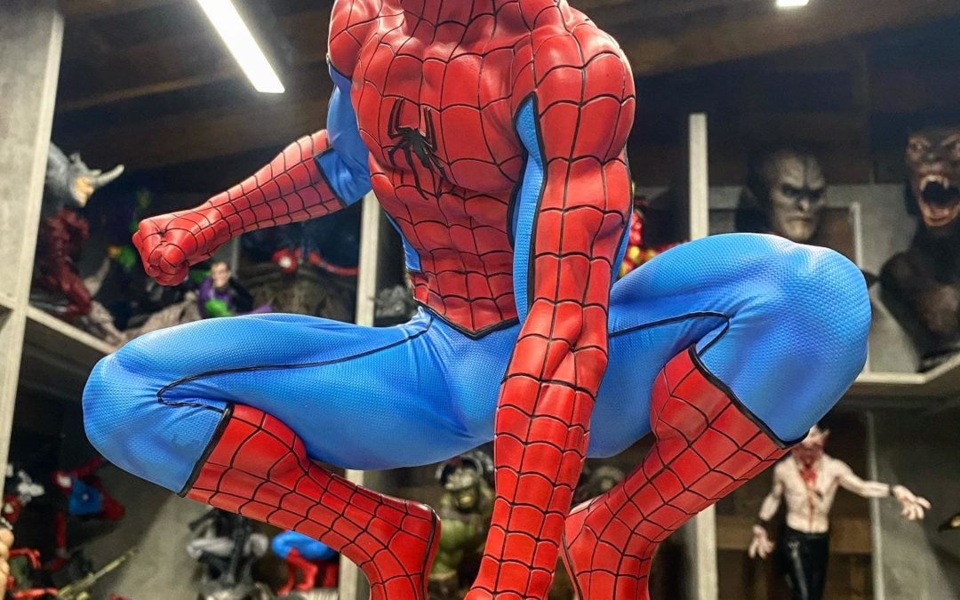 SpiderMan 1/4 Scale Custom Statue