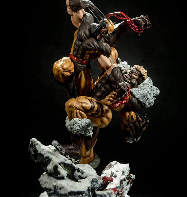 Wolverine vs Sabretooth 1/4 Scale Custom Statue