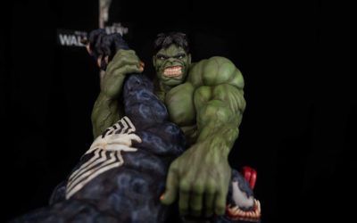 Venom vs Hulk 1/4 Scale Custom Statue