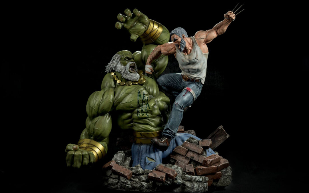 Logan vs Maestro 1/4 Scale Custom Statue