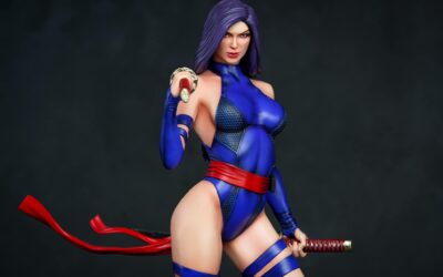 Psylocke 1/4 Scale Custom Statue