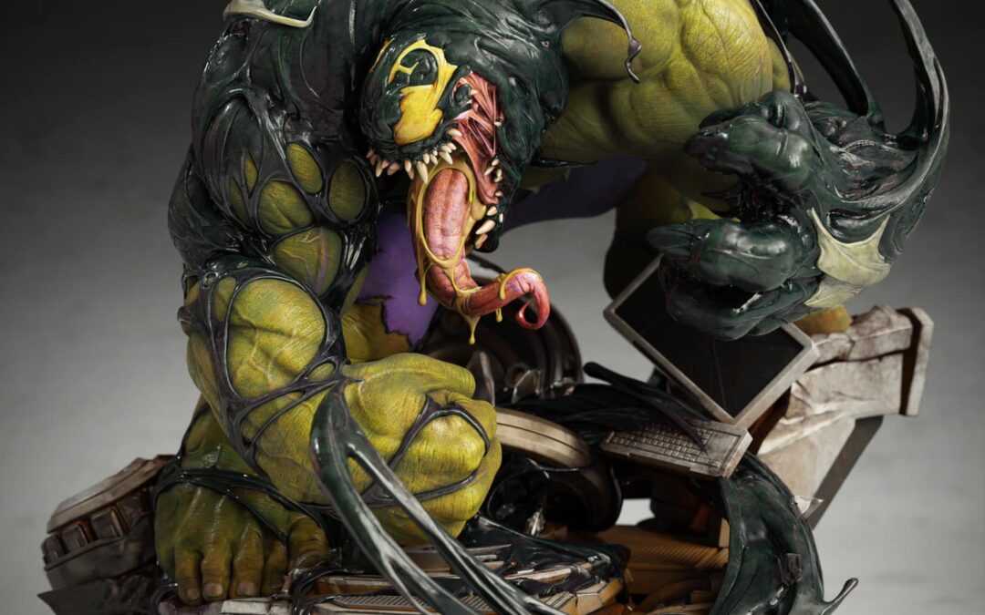 Venomized Hulk 1/4 Scale Custom Statue