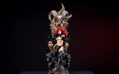 Madelyne Pryor on Throne 1/4 Scale Custom Statue