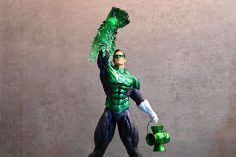 Estátua Hal Jordan Lanterna Verde e C'hip-O Green Lantern: Dc Comics Museum Quality Statue Escala 1/4 - Dc Direct 2009 - Tudo de Marvel DC Netflix Geek Funko Pop Colecionáveis