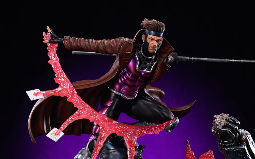 Gambit vs Sentinel 1/4 Scale Custom Statue