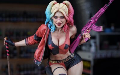 Harley Quinn 1/4 Scale Custom Statue Not Sideshow