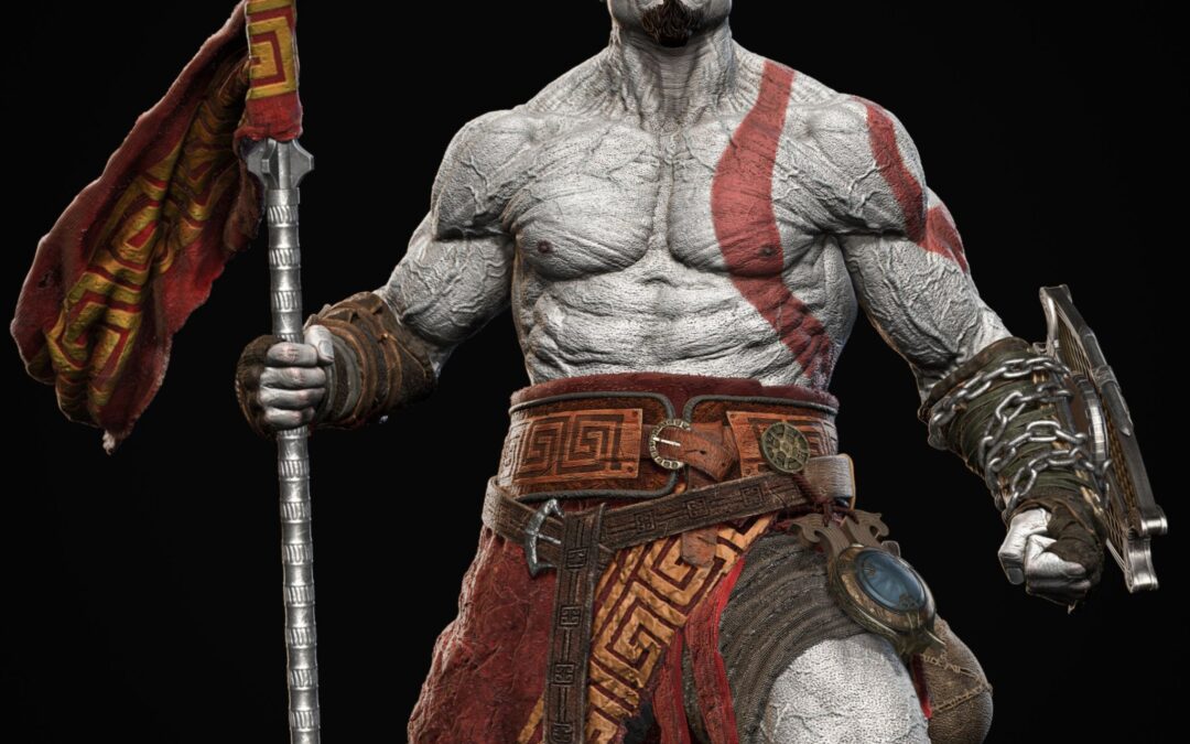 Kratos 1/4 Scale Custom Statue