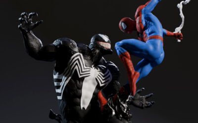 Spider-Man vs Venom 1/4 Scale Custom Statue