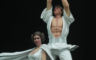 Luke and Leia 1/4 Scale Custom Statue