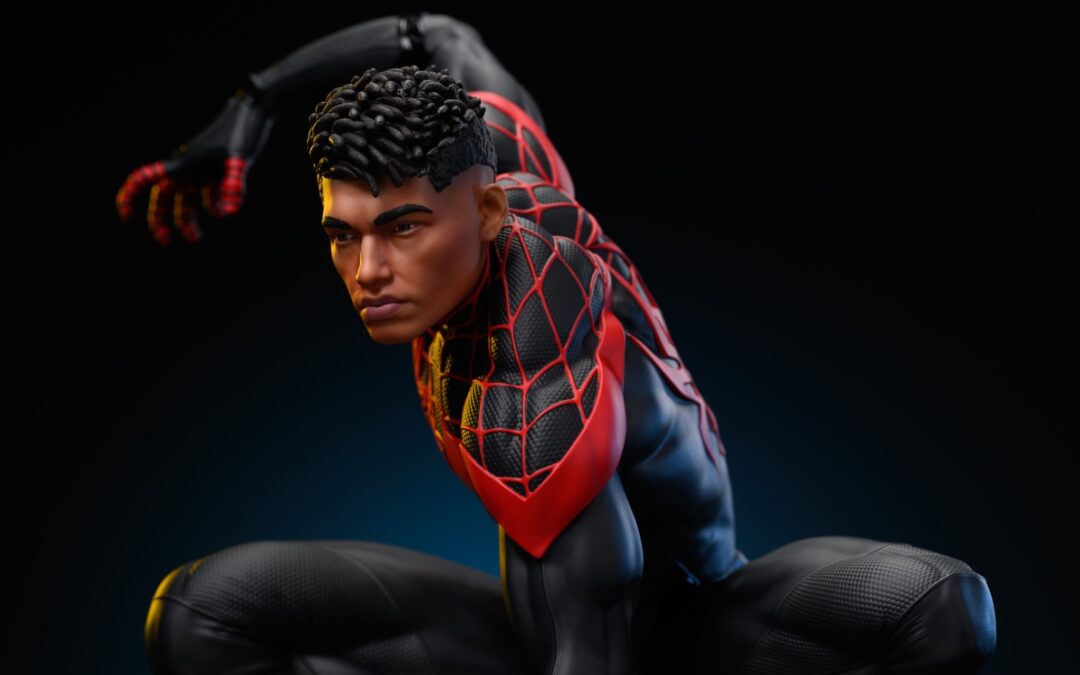 Miles Morales 1/4 Scale Custom Statue