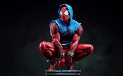 Scarlet Spiderman 1/4 Scale Custom Statue