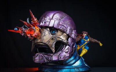 Cyclops vs Sentinel 1/4 Scale Custom Statue