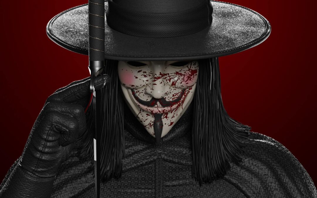 V For Vendetta 1/4 Scale Custom Statue