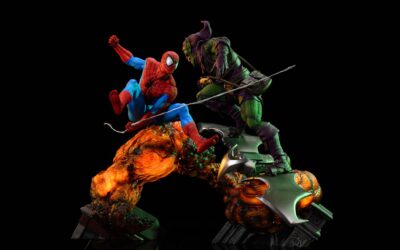 Spiderman vs. Green Goblin 1/4 Scale Custom Statue