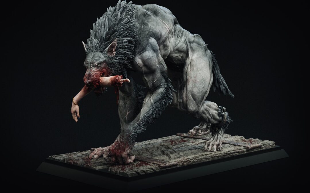 Werewolf 1/4 Scale Custom Statue